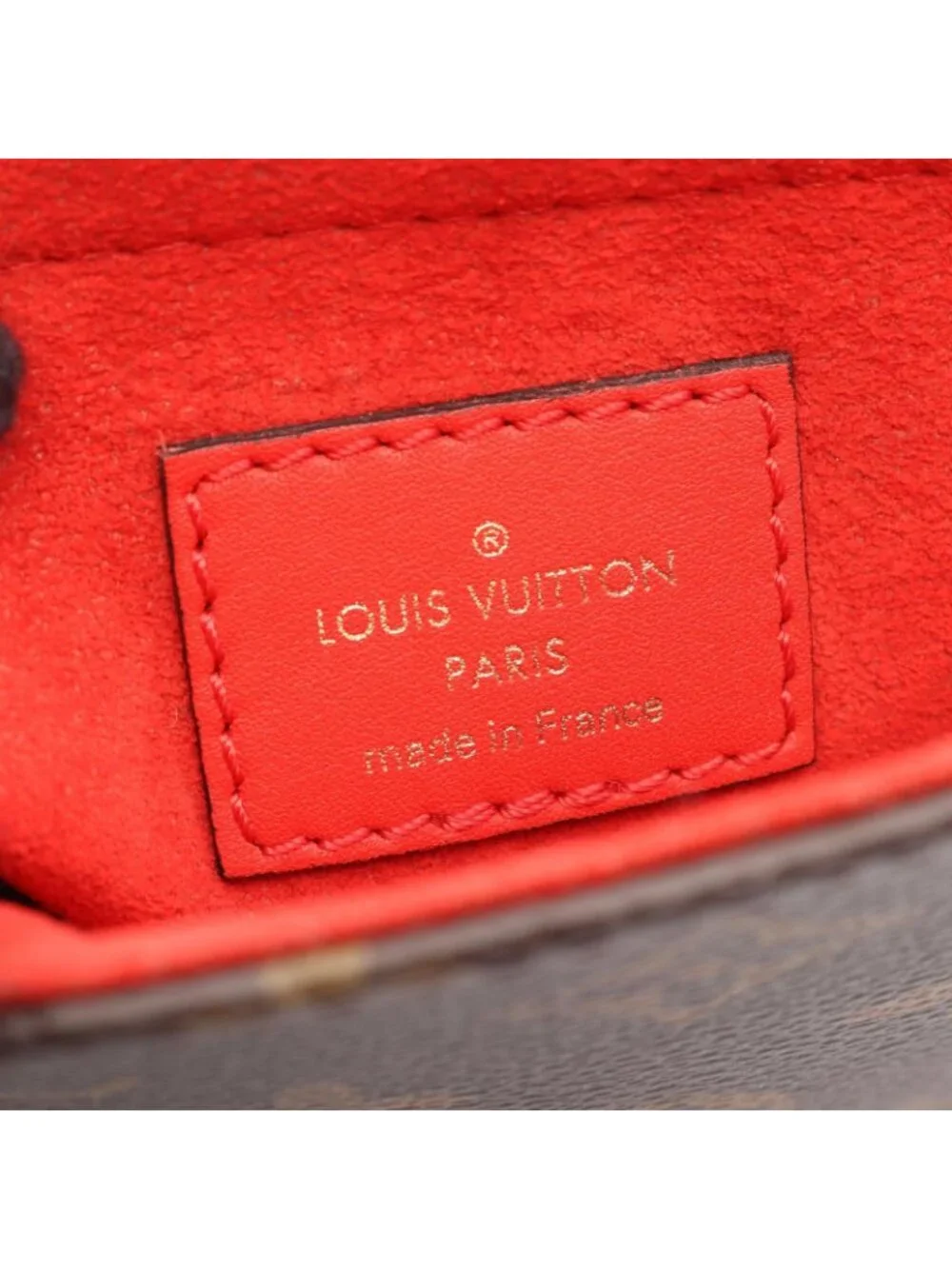 Louis Vuitton Handbag Locky BB Monogram Coquelicot 2-Way Coatingcanvas Leather